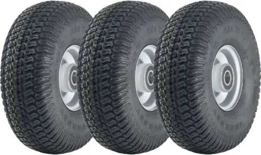 Set of 3 - 11x4.00-4 P332 GRASS on 20BB
