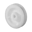 A30.076 Wheel series Rope sheave 76mm nylon 11mm bore hub length 17mm plain bearing 75kg