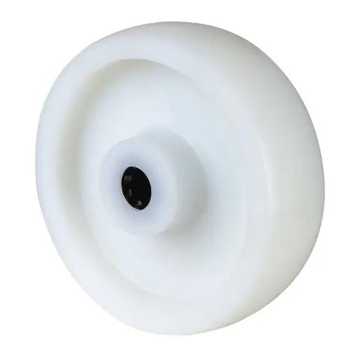 B10.151 Wheel series 150mm nylon 20mm bore hub length 58mm roller bearing 800kg