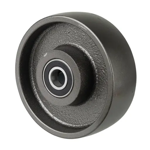 C81.154 Wheel series 150mm cast iron 20mm bore hub length 60mm ball bearings 800kg