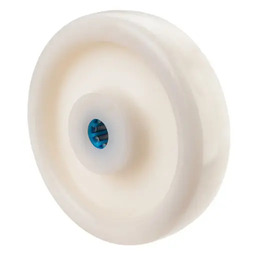 B14.201 Wheel series 200mm nylon 20mm bore hub length 60mm stainless steel roller bearing 1000kg